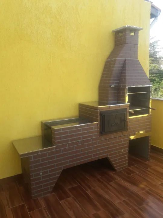 Churrasqueira forno e fogão 