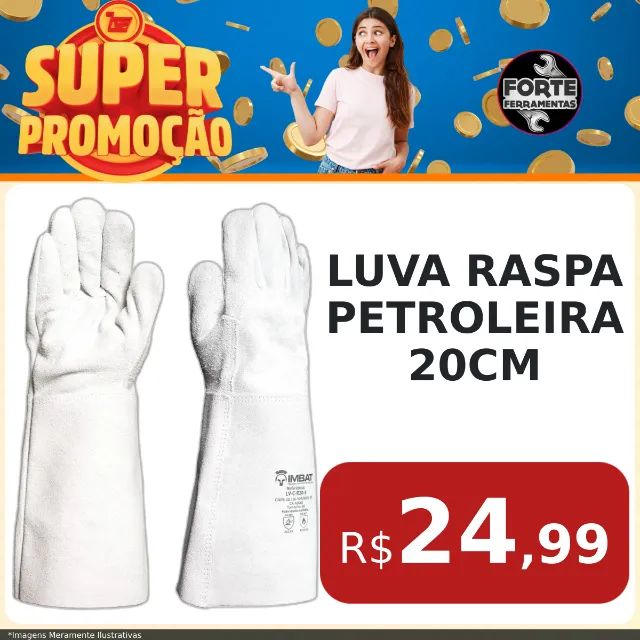 Luva Raspa Petroleira 20Cm