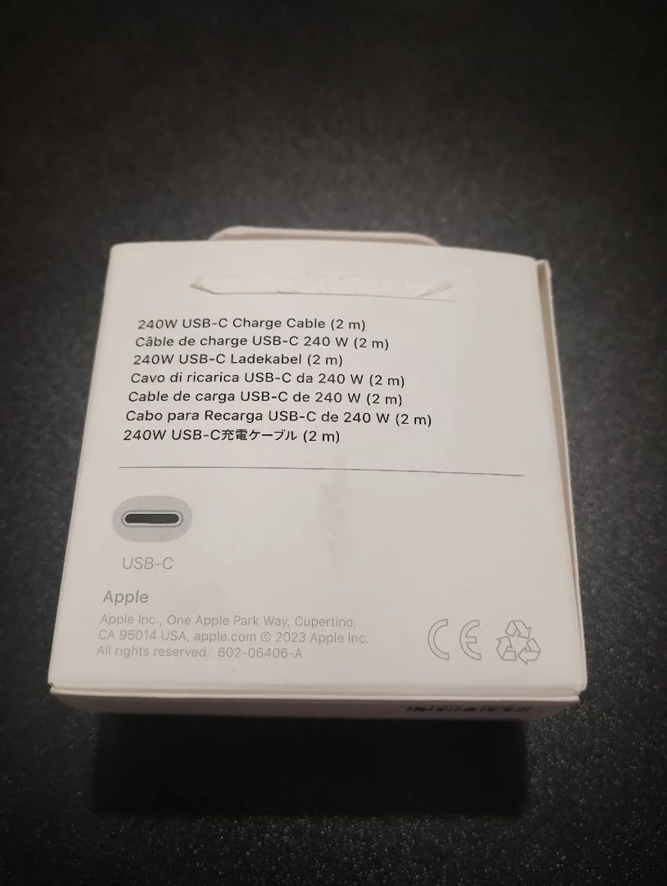 Cabo USB-C 240W Apple 2 Metros - Foto 2
