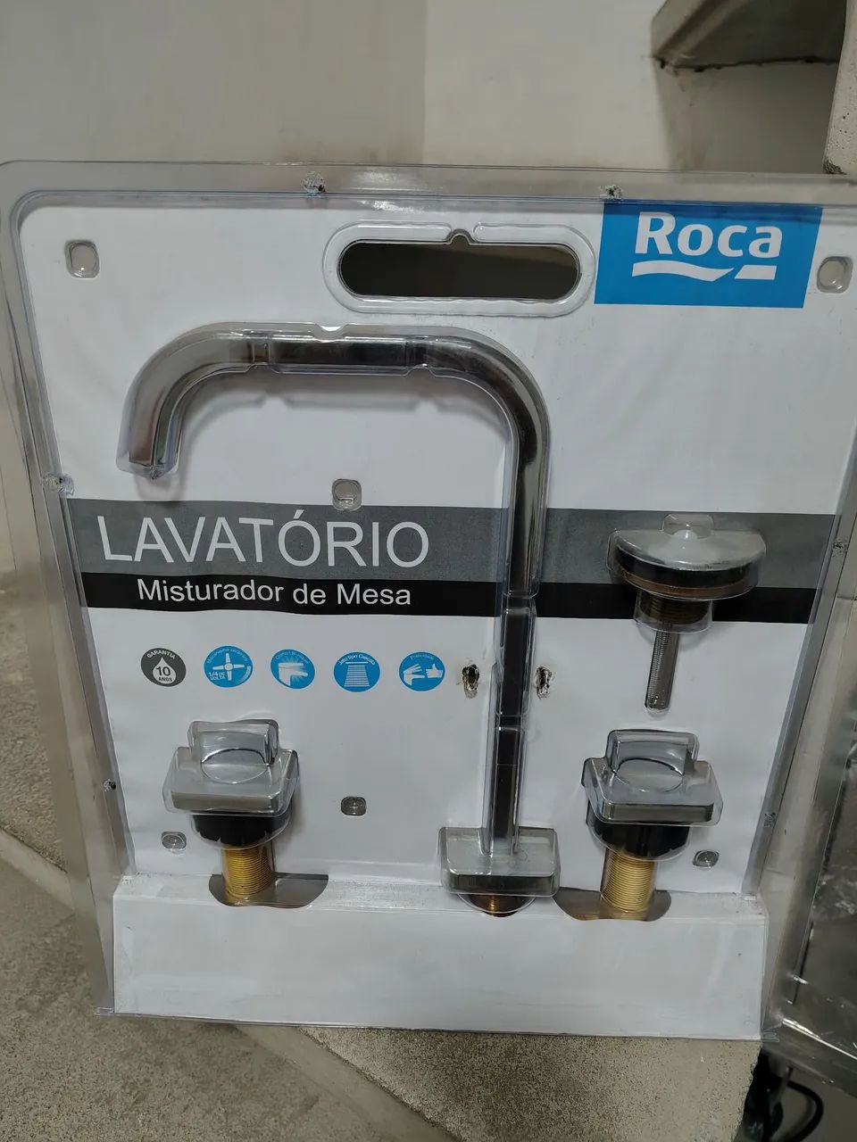 Torneira para Lavatório Roca Misturador de Mesa virtus - Foto 5