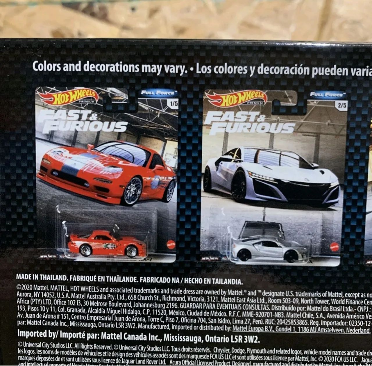 Set hot Wheels velozes e furiosos  - Foto 3