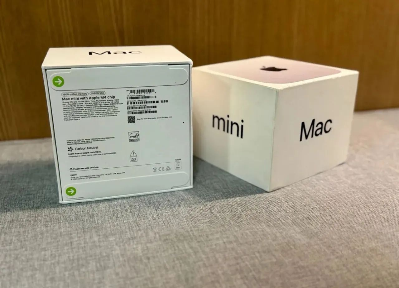 Mac Mini M4 256gb SSD 16gb de RAM - LACRADO - Computadores e Mac Mini M4 256gb SSD 16gb de RAM - LACRADO - Computadores e