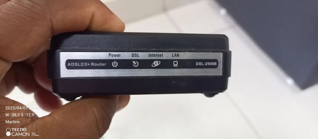 Roteador ADSL2/2+ DSL-2500E