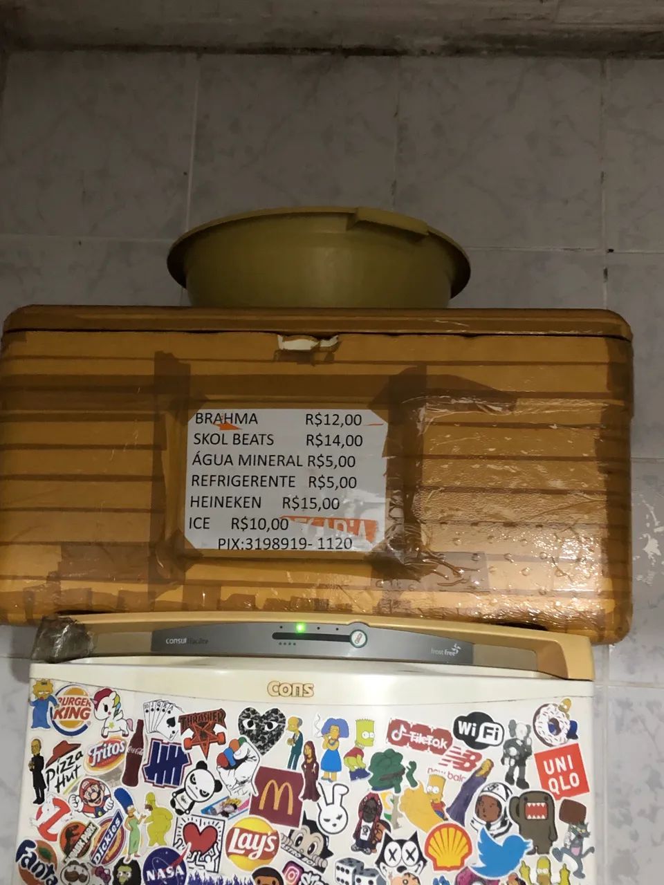 Caixas isopor 