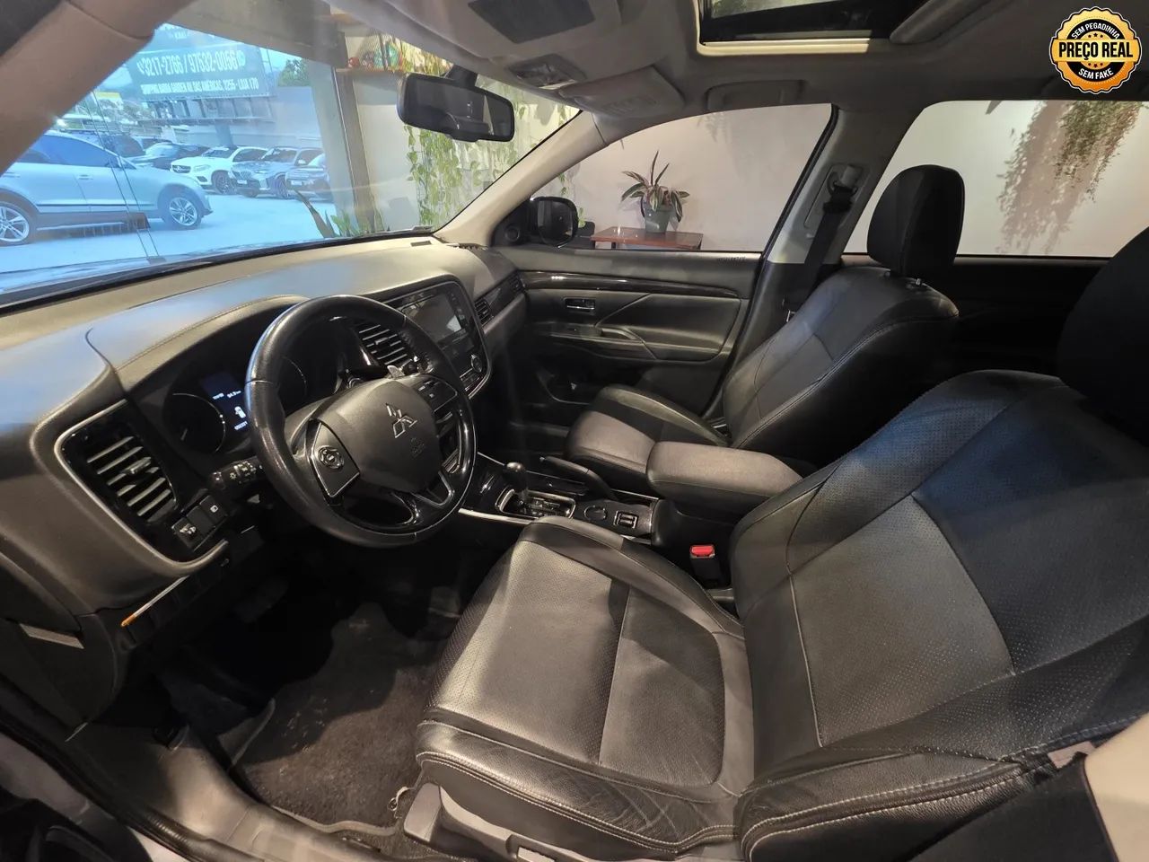 Mitsubishi Outlander 2018 comfort 7 lugares impecavel couro teto ch presença - Foto 2
