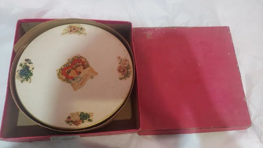 Lindo Prato Bandeja par bolo Decorativo musical Vintage - Foto 5