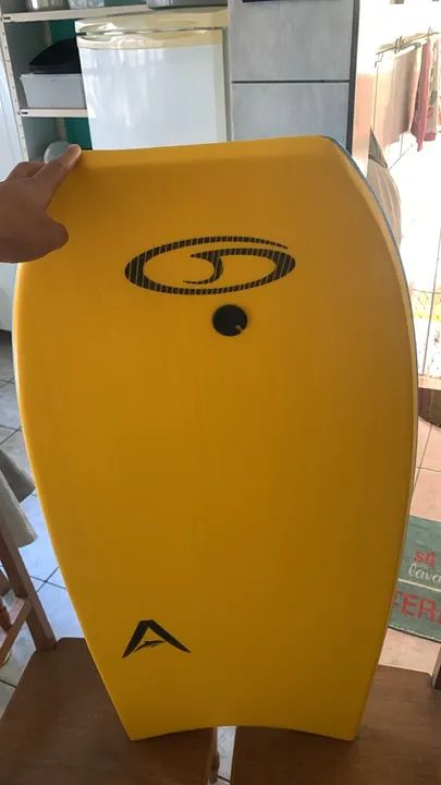 Prancha de Bodyboard Profissional com Leash+Pé de pato XL 