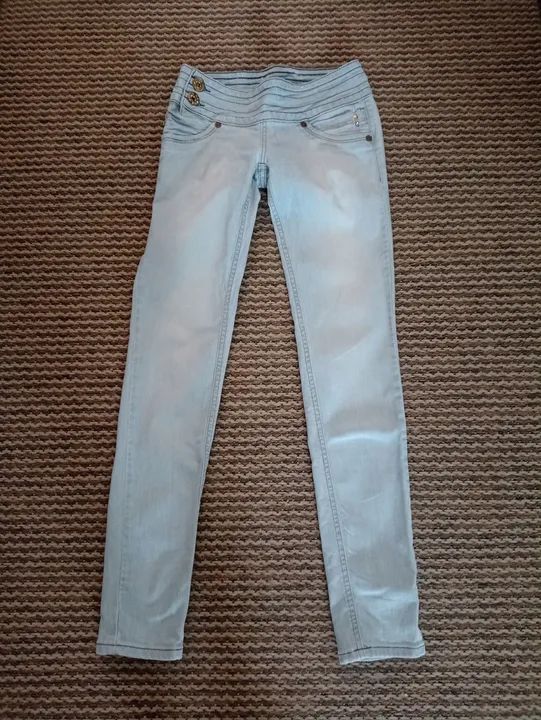 DAMYLLER - Calça Jeans Clara - Tamanho P