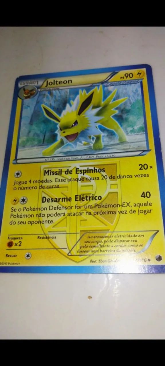Flareon - Cartão Pokémon - Equipe Plasma kit 3 unidades original bem conservada pra jogar  - Foto 3