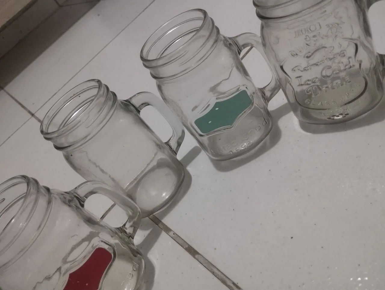 canecas de Vidro com Alça