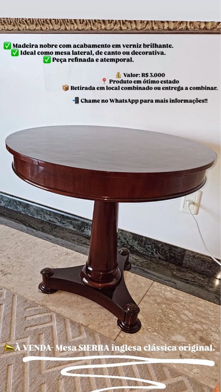 Mesa SIERRA Inglesa Clássica - Original