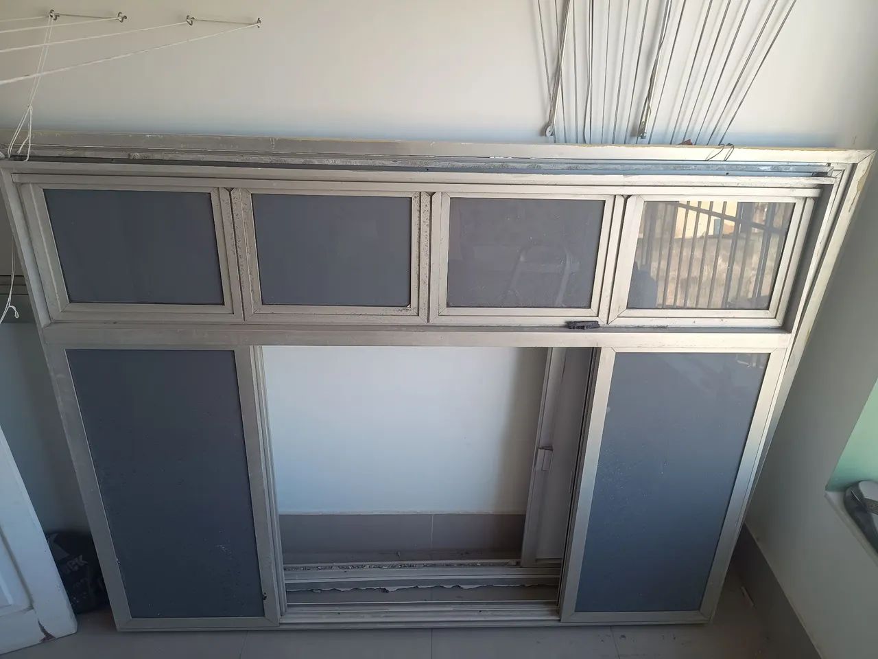 Janelas de Alumínio Usadas 2,50m x 1,50m e 2,00m x 1,50m 