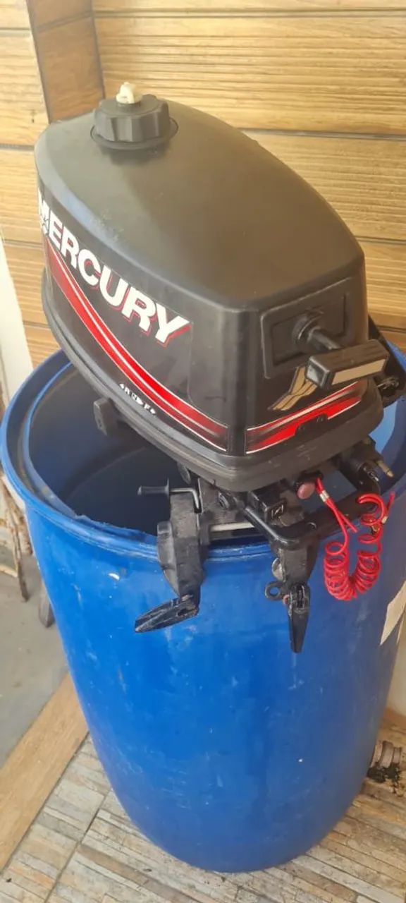 BARCO A MOTOR MERCURY 2TEMPO 5HP - Foto 3