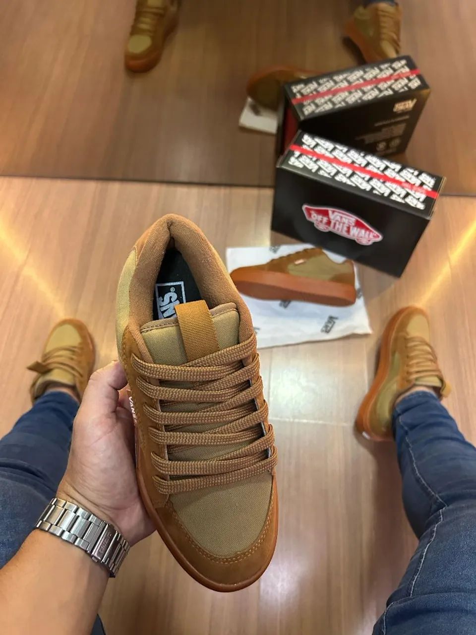 Tênis Masculino Vans Chukka Push- Muito Lindo ! - Foto 4