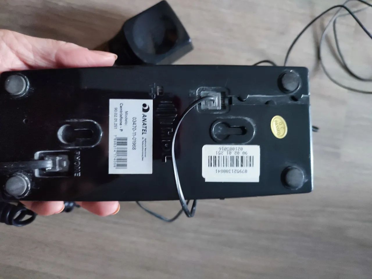 Telefone/interfone Intelbras preto - Foto 3