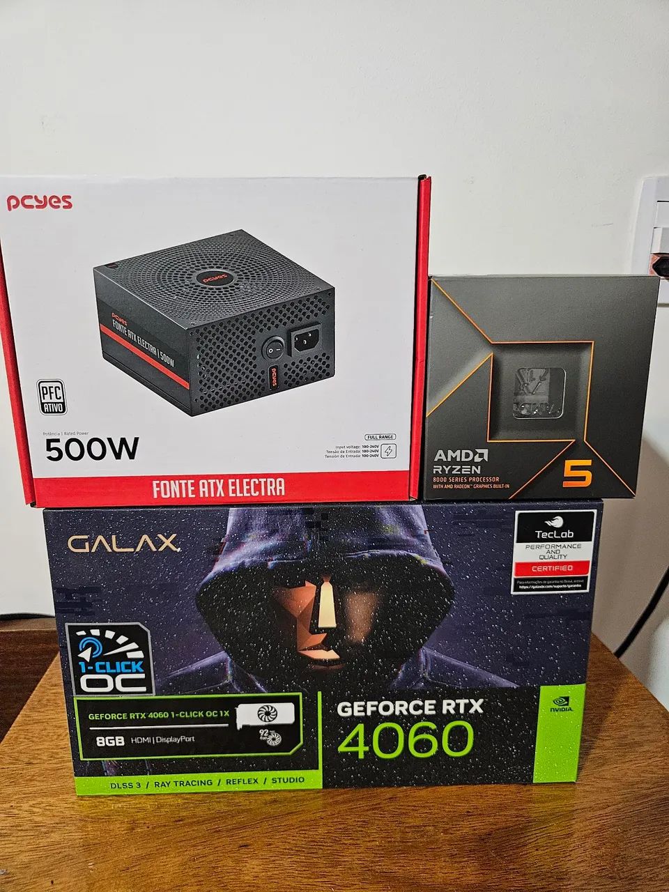 Pc gamer AMD ryzen 5 8500g com rtx 4060, 16gb DDR5 6000mhz - Foto 5