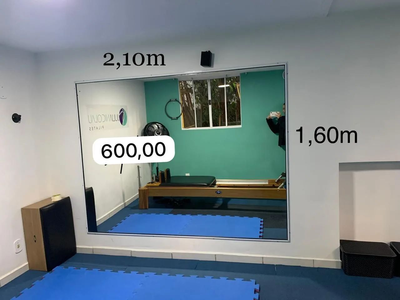 Espelho para academia e Pilates 