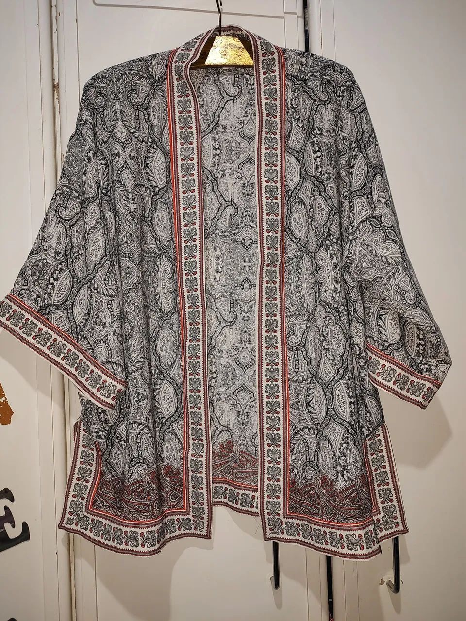 Kimono Estampado Feminino - Foto 2