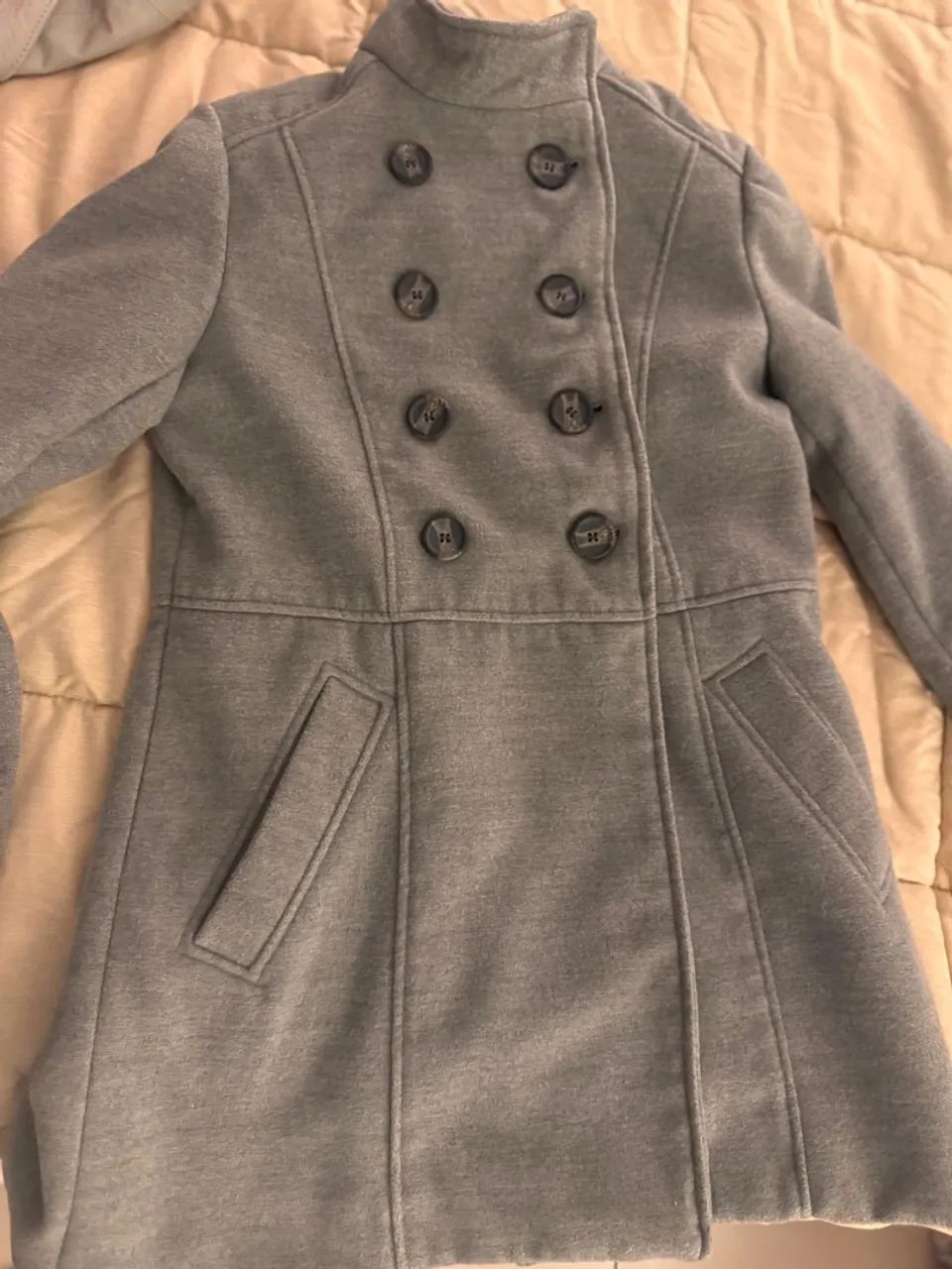 Casaco feminino cinza blaser  - Foto 4