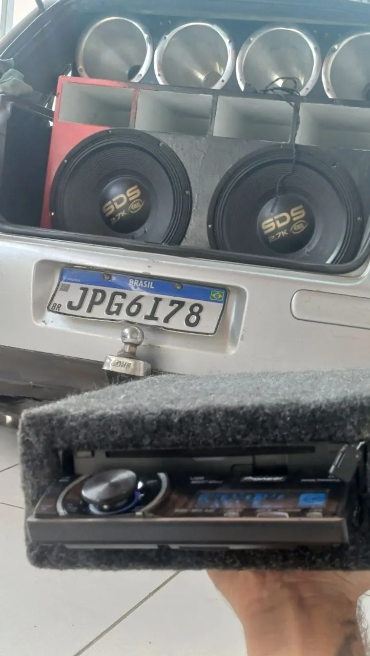 Radio pionner golfinho com Bluetooth