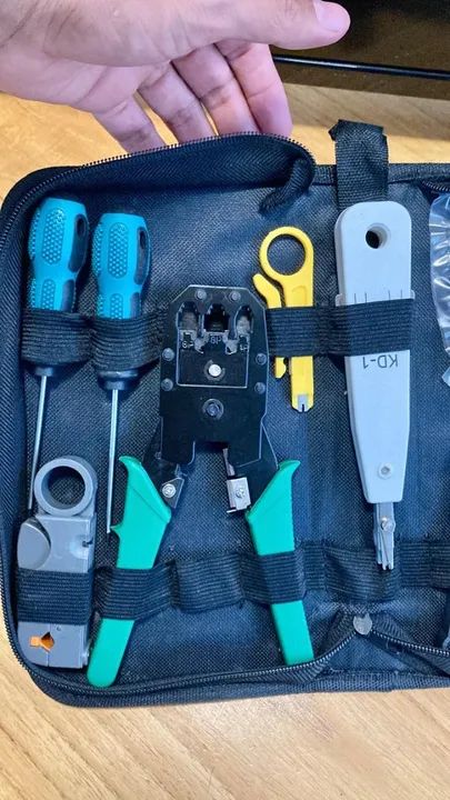 Kit de Instalação de Cabo de Rede completo - Foto 3