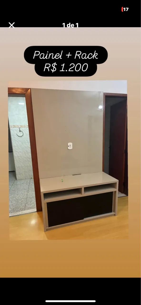 Painel com rack - promoção 65580435717633120