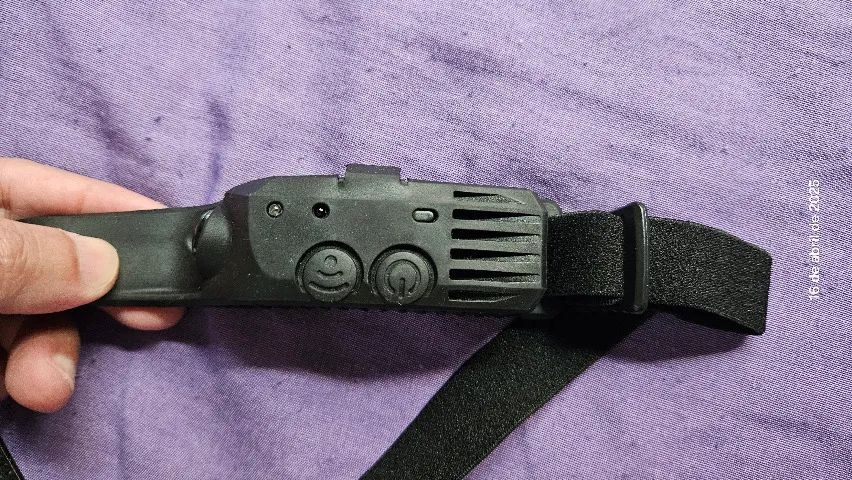 Lanterna de Cabeça Led W689-3 a Bateria Interna Sem Cabo Usb-C! - Foto 5