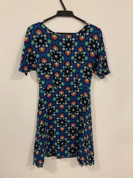 Vestido estampado Zara
