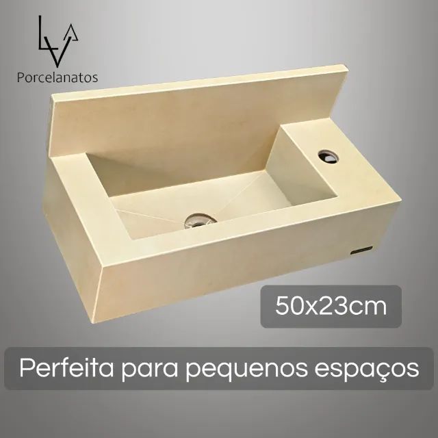 Carved porcelain sink for bathroom