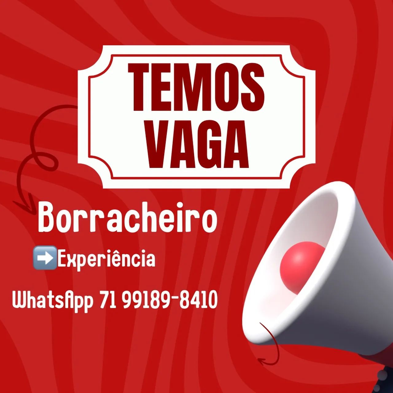Emprego borracheiro