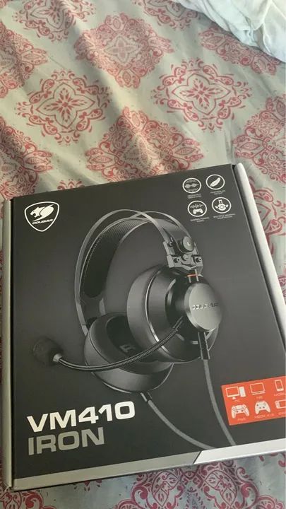 Fone de Ouvido Gamer Corsair VM410 IRON - Novo