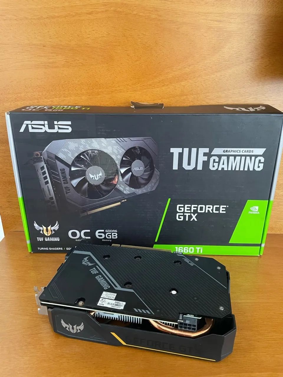 Placa de Vídeo ASUS TUF Gaming GeForce GTX 1660 Ti 6GB GDDR6