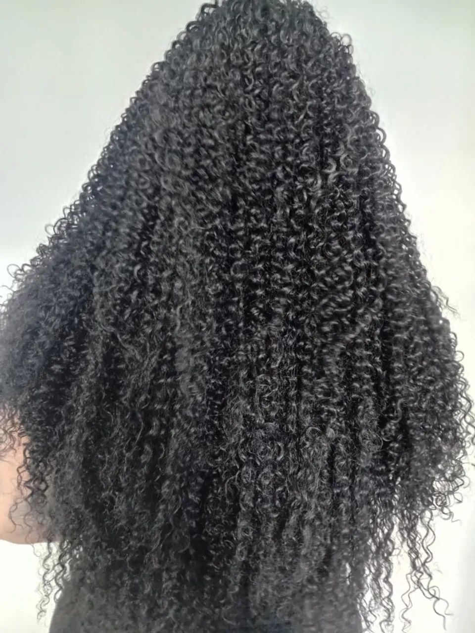 Peruca Cacheada Preta 1B