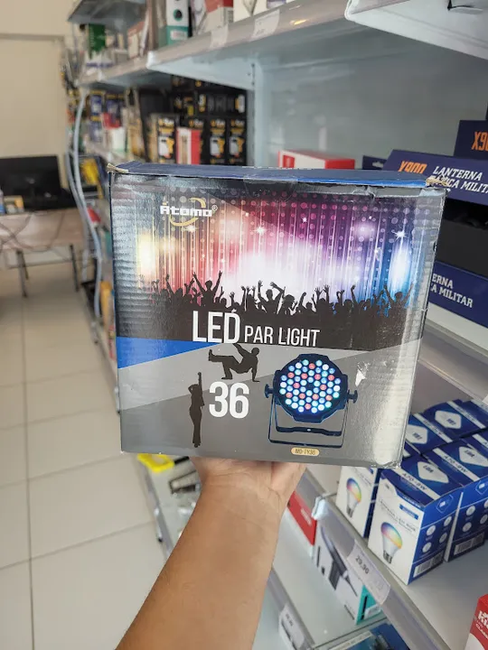 Canhão de Luz RGB 36 LED ATOMO MO-TY36 - Loja Mega Tudo