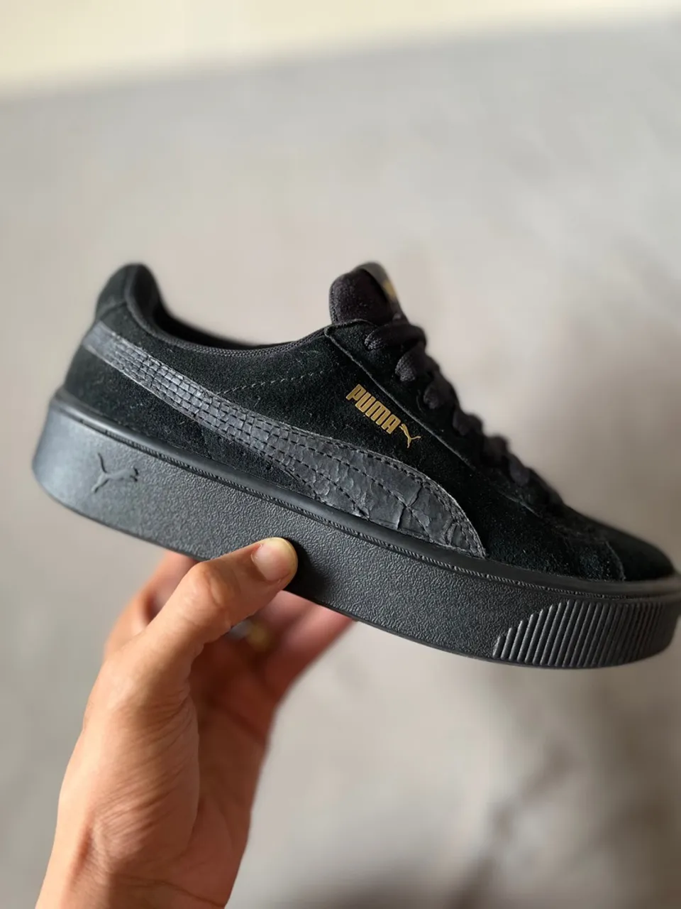 Tênis Feminino original Puma Carina- Preto