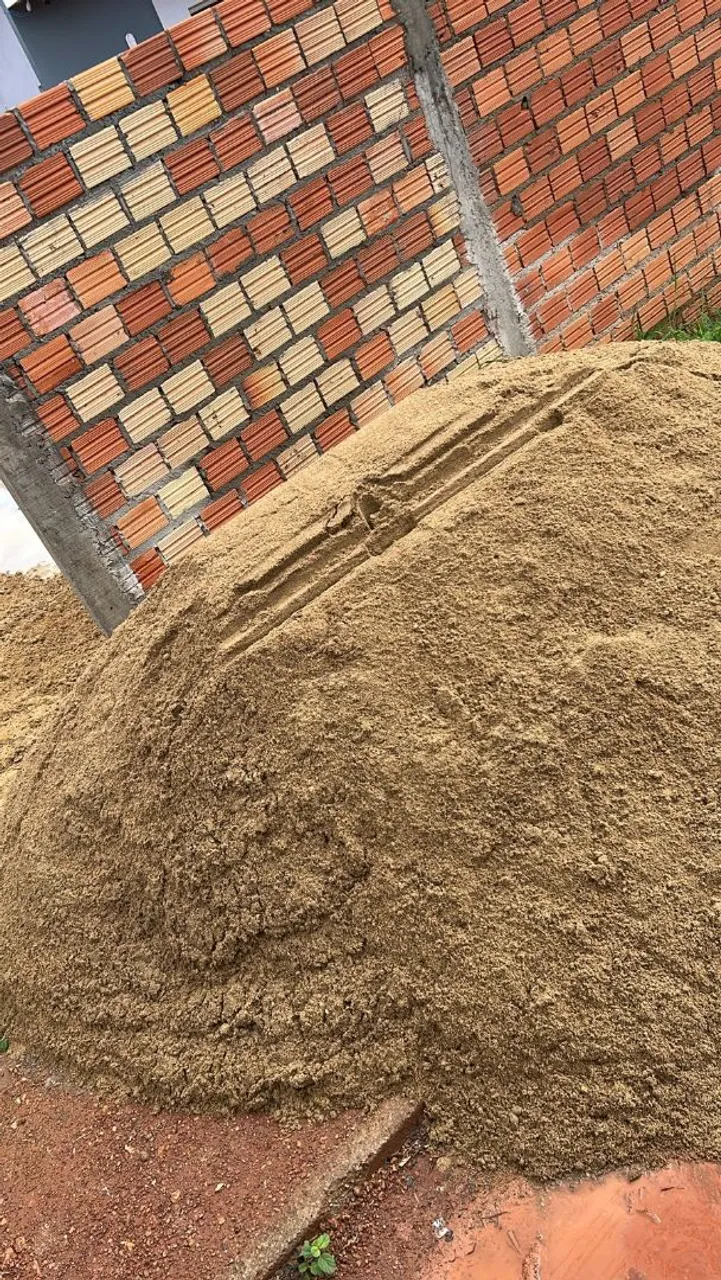 Areia média, fina e grossa