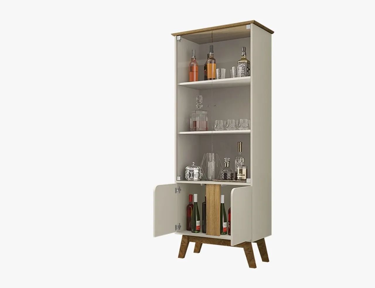 Cristaleira Moderna com Design Elegante - Foto 3