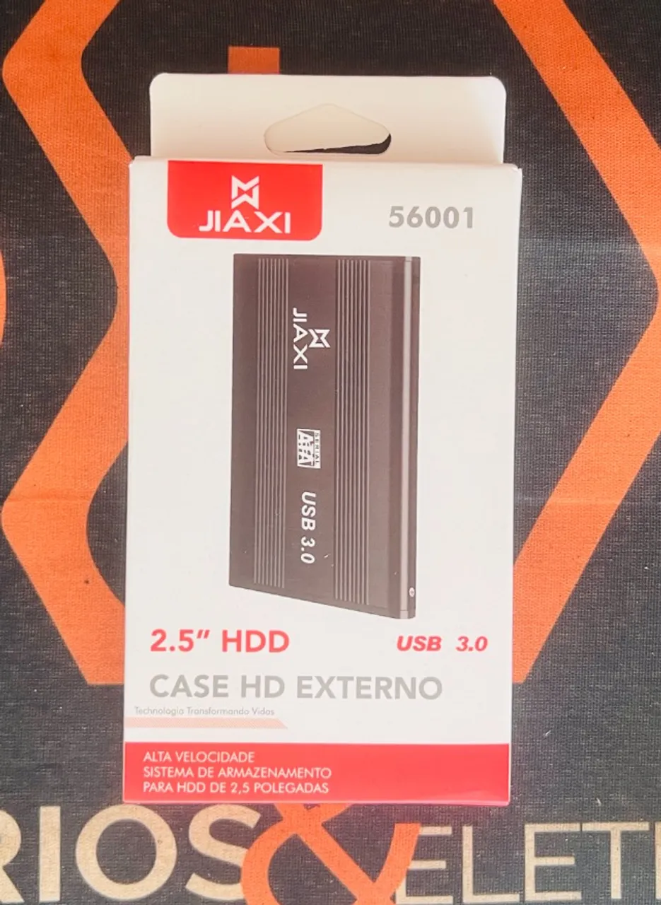 Case de Gaveta para HD Externo 2.5 USB 3.0