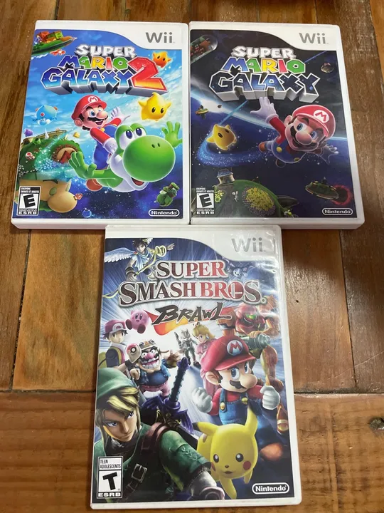 Lote 3 jogos Wii leia descrição - (envio olx pay)
