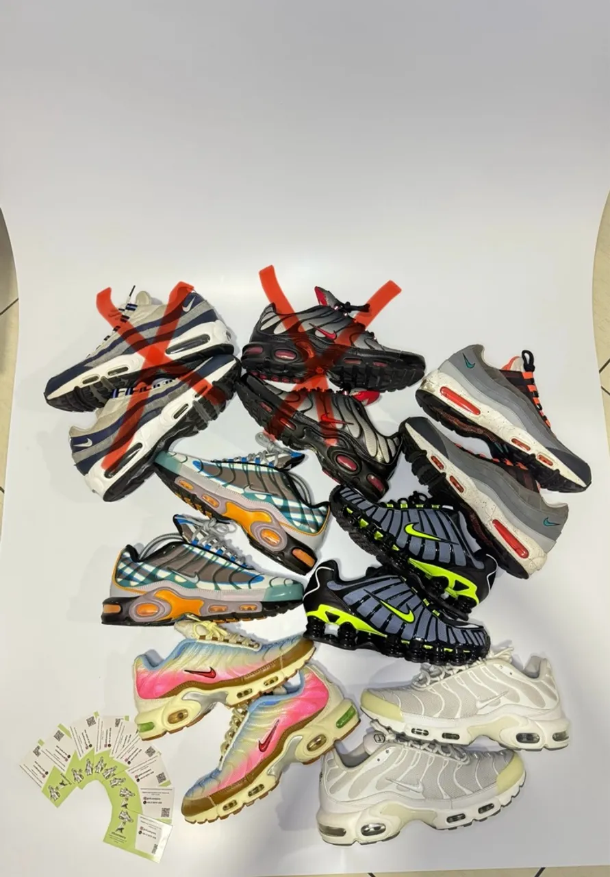 Coleção, air max plus, shox tl , air max 95