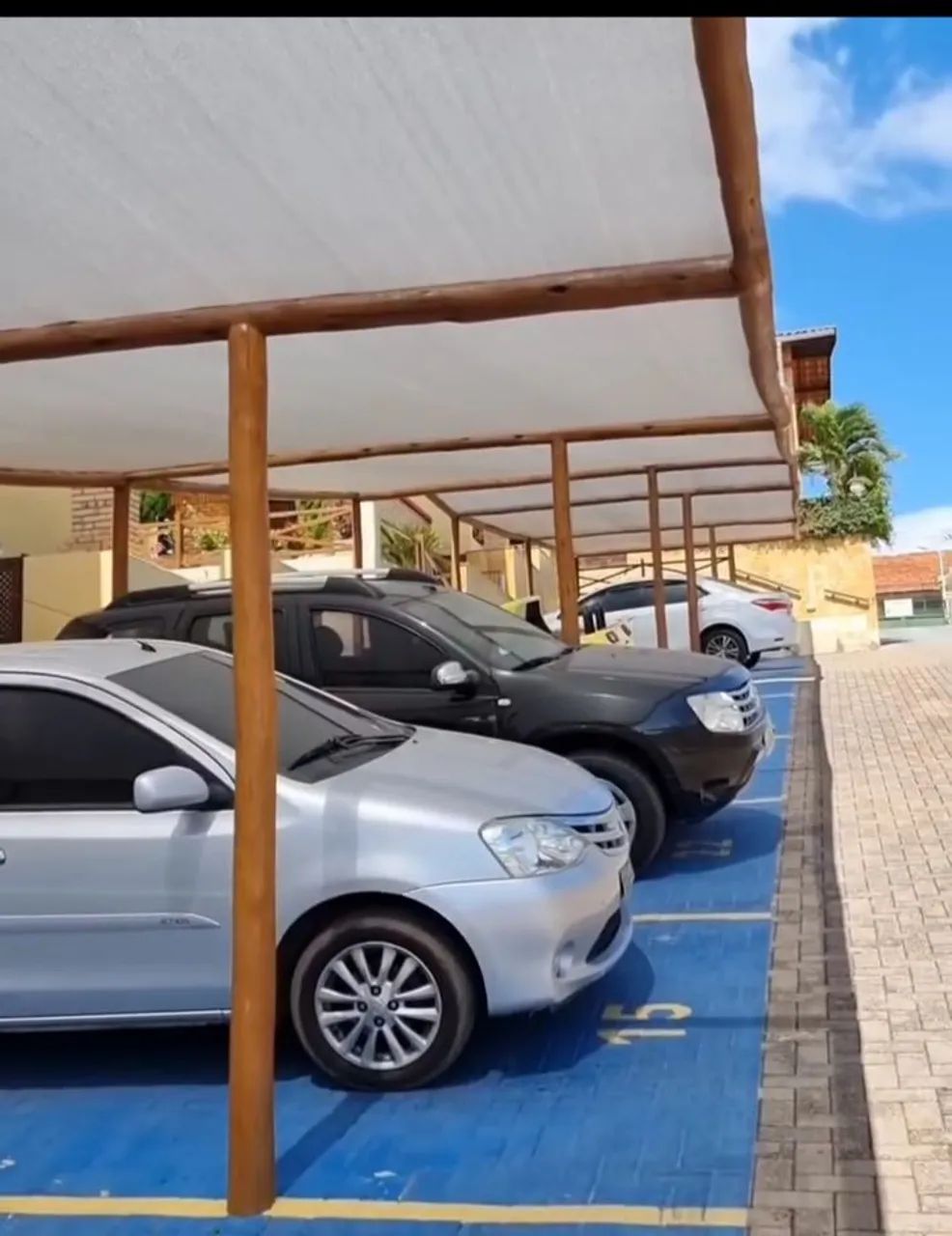 Cobertura para estacionamento em eucalipto Tratado com baixo custo - Foto 2