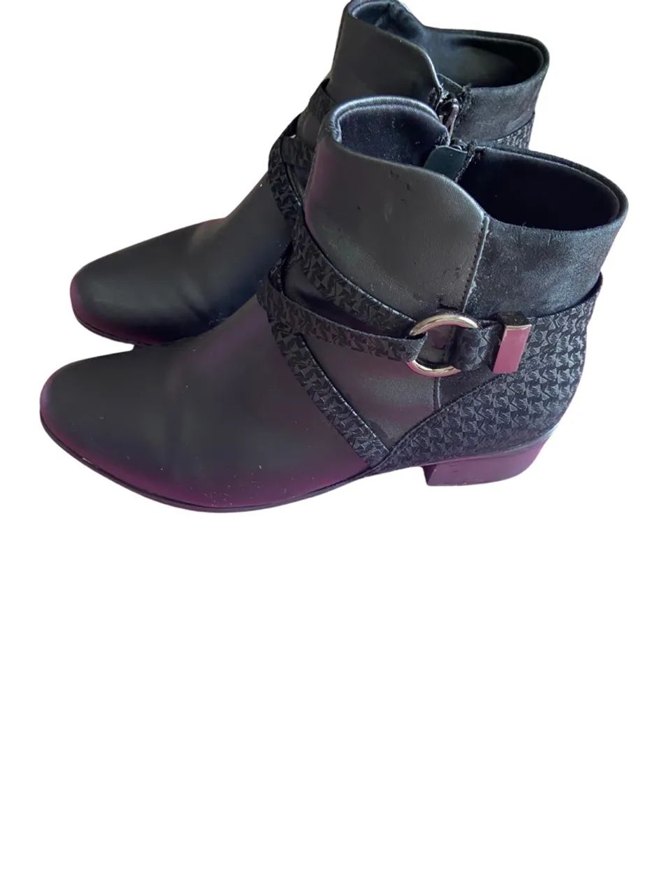 Botas pretas de salto baixo número 39 - Foto 3