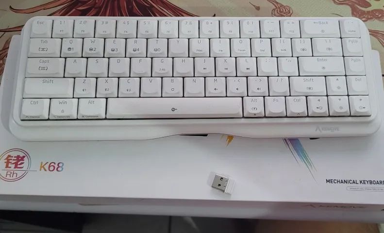 teclado mecanico - usb-c - kemove k68
