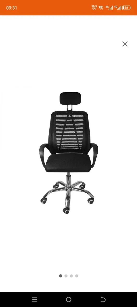 Cadeiras de Escritório Mesh - Conforto e Estilo - Foto 4