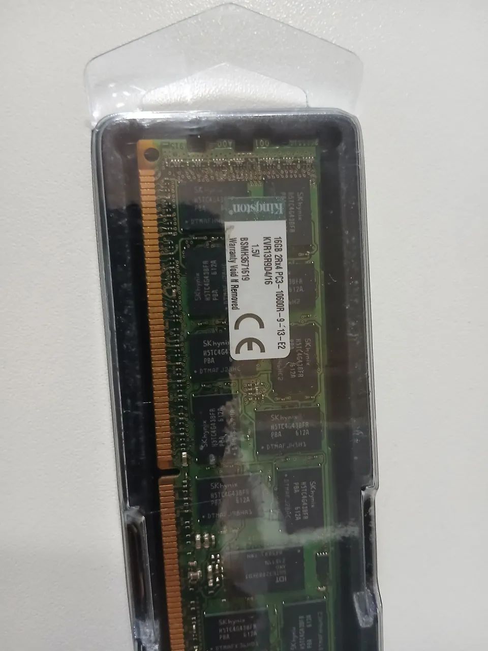 Memória Ram Servidor 16GB PC3-10600R Kingston - Foto 2