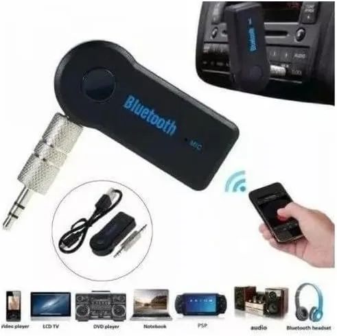 Adaptador P2 Bluetooth Receptor Audio para Som do Carro