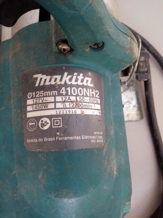 Serra mármore Makita 110v, 1450W - Foto 2