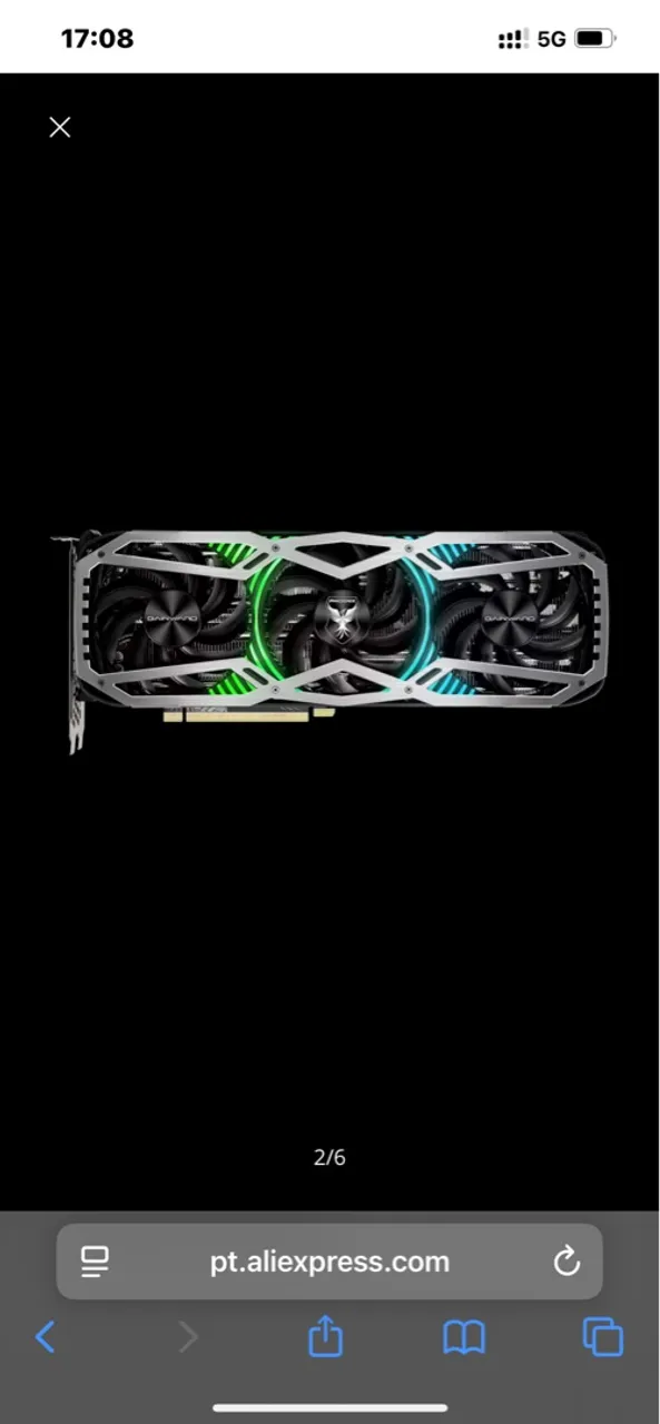 Placa de Vídeo RTX 3070 8GB