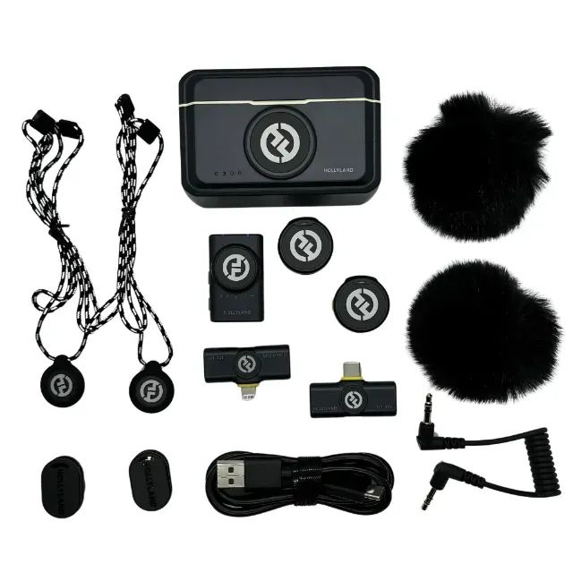 Microfone Hollyland Lark M2 Duo Combo