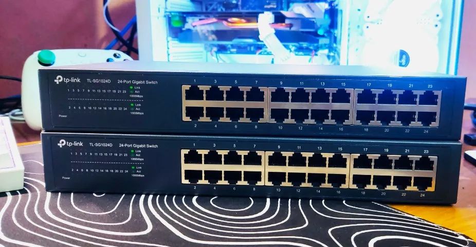 Switch tplink 24 portas gigabit usado